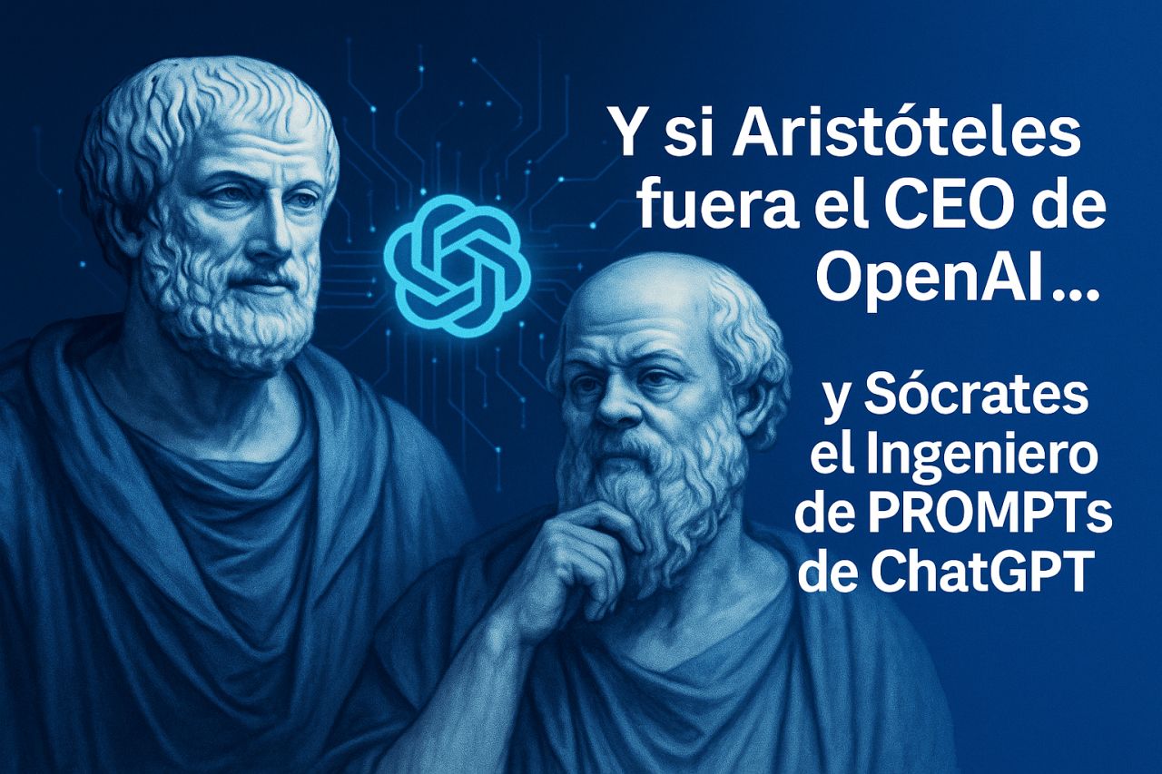 Y si Aristóteles fuera el CEO de OpenAI… y Sócrates el Ingeniero de PROMPTs de ChatGPT