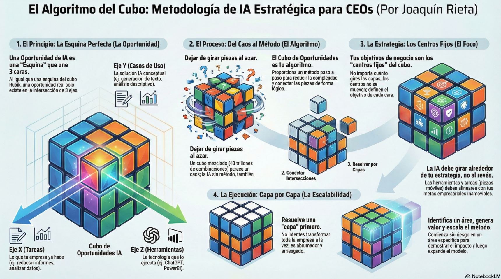 El Algoritmo del Cubo: cómo un CEO debe pensar la IA