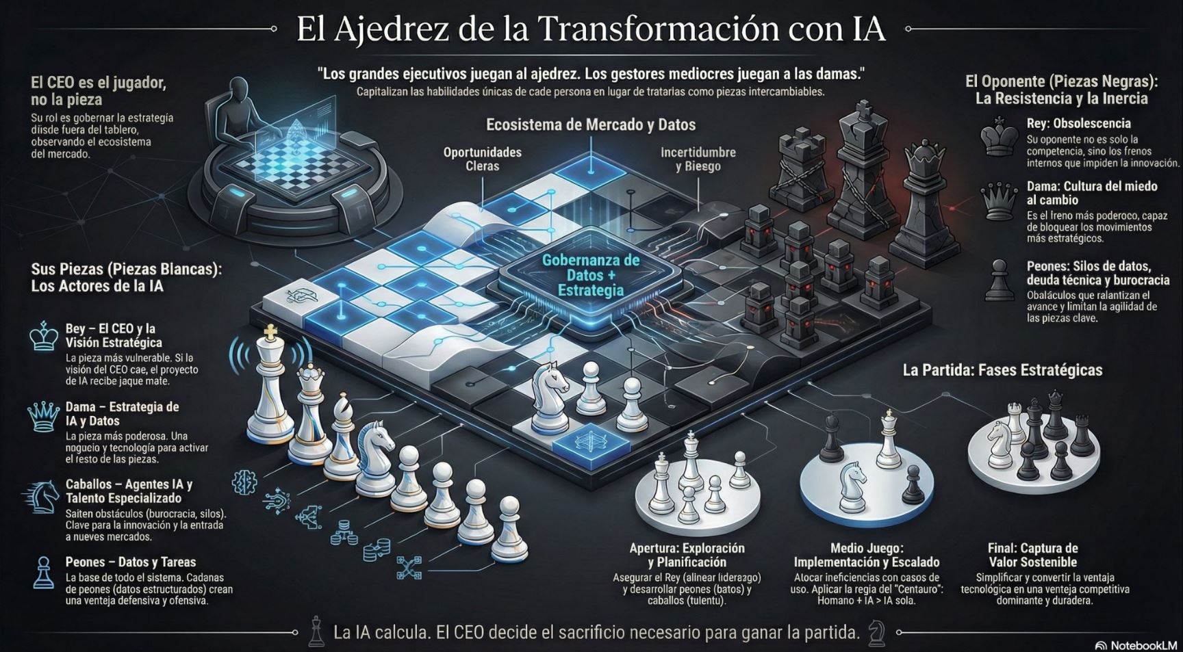 CEO, ¿cómo vas a jugar la partida de la transformación con Inteligencia Artificial?